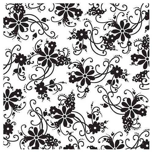 Scrapbook papír White flourish — foto 1