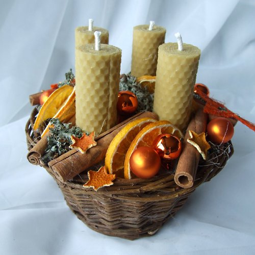 Adventní svícen medový - rezervace — foto 1