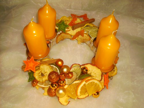 Voňavý adventní věnec — foto 1