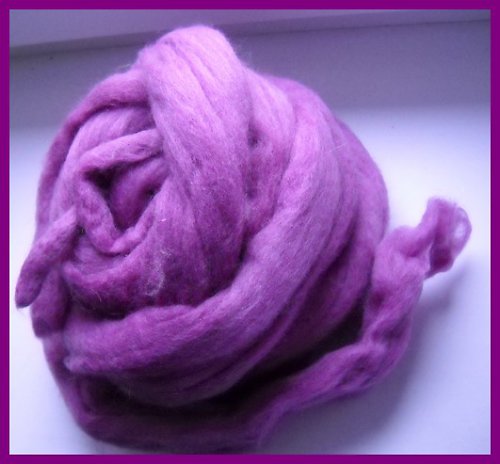Rouno-lila violet KLUBKO 50g — foto 1