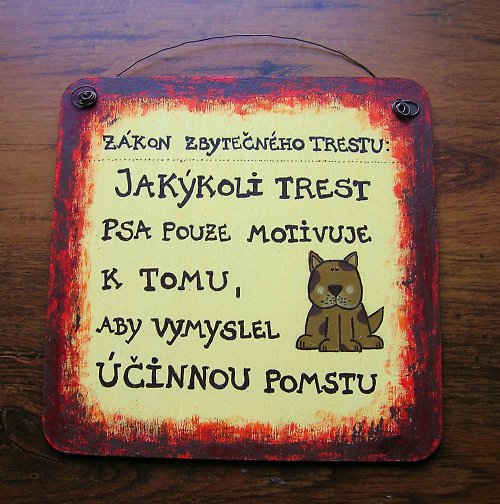 Zákon zbytečného trestu — foto 1