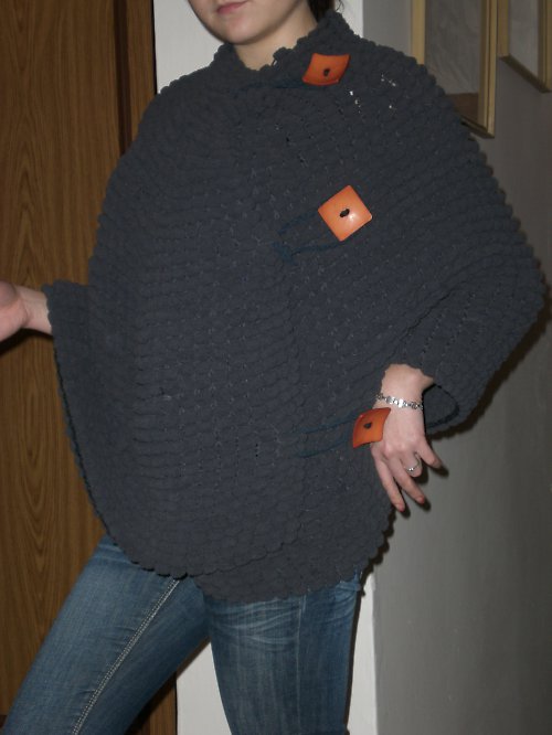 Pletené pončo !!! Vánoční sleva !!! — foto 1