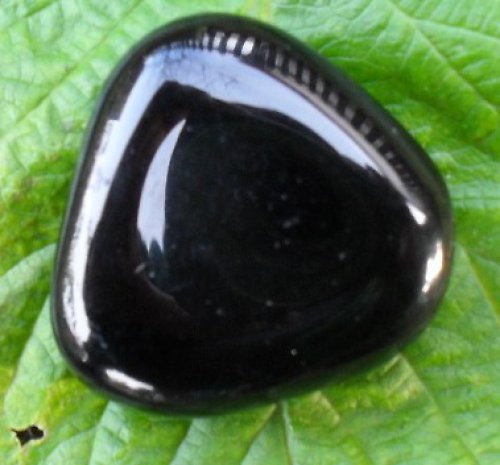 Obsidián stříbrný 35X35mm — foto 1