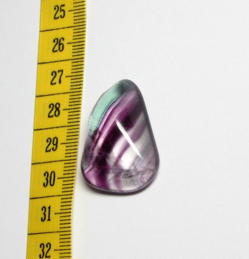 Minerál - kabošon - fluorit — foto 1