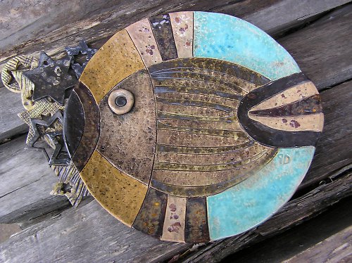 Keramický talíř - ryba — foto 1