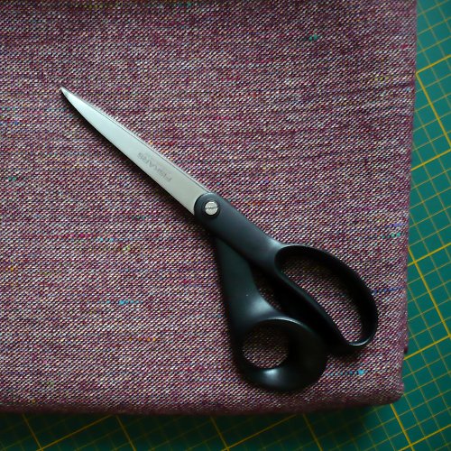 Bordový tweed- sleva — foto 1