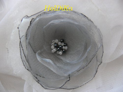 Stříbrošedá brož — foto 1