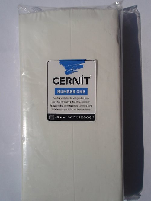 Cernit Number one 500g- 027 bílá 2kusy — foto 1