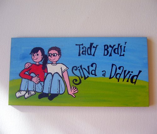 Cedulka na dveře NA PŘÁNÍ — foto 1