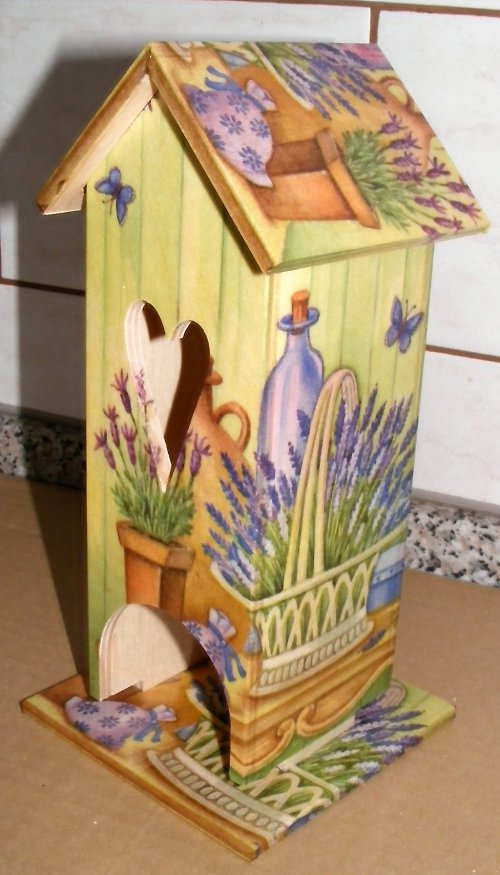 Domeček Na Čajové Sáčky-Decoupage — foto 1