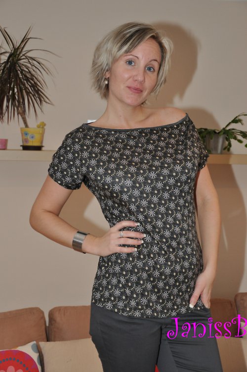Šedivé tričenko — foto 1