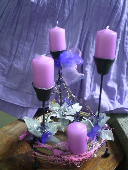 Adventní věnec Glamour — foto 1