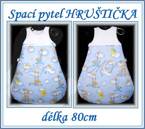 Spací pytel pro sladké sny HRUŠTIČKA 80cm — foto 1