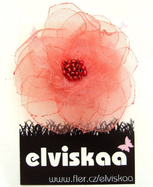 Růžová brož — foto 1