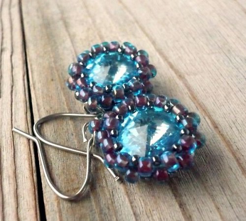 Náušnice Swarovski — foto 1
