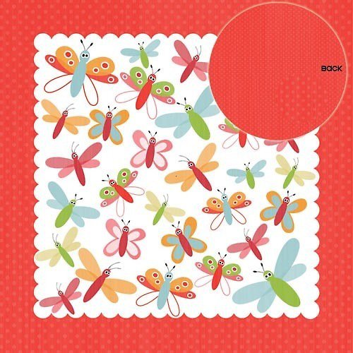 Scrapbook čtvrtka Butterfly kisses — foto 1