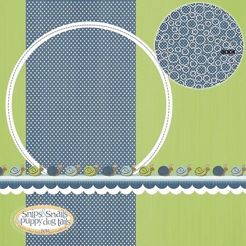 Scrapbook čtvrtka Snails — foto 1