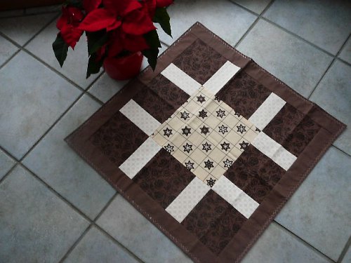 Vánoční patchwork čtverec — foto 1