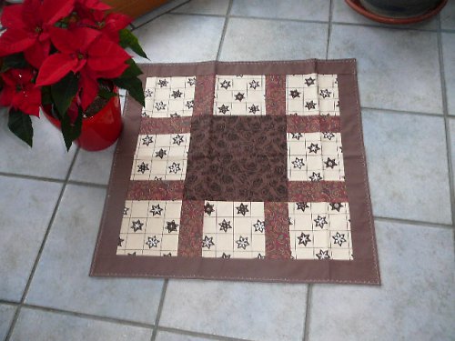 Vánoční patchwork čtverec — foto 1