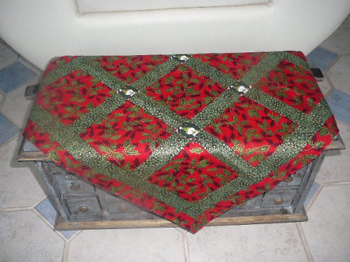 Vánoční patchwork čtverec — foto 1