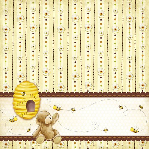 Scrapbooková čtvrtka - sada medvědi 2 — foto 1
