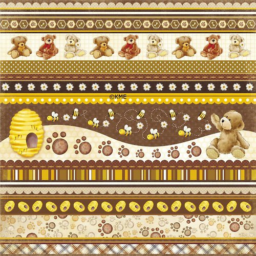 Scrapbooková čtvrtka - sada medvědi 3 — foto 1