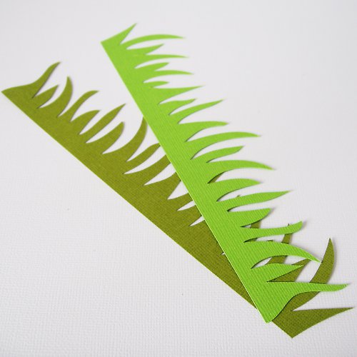 Papírové výseky - Grass — foto 1