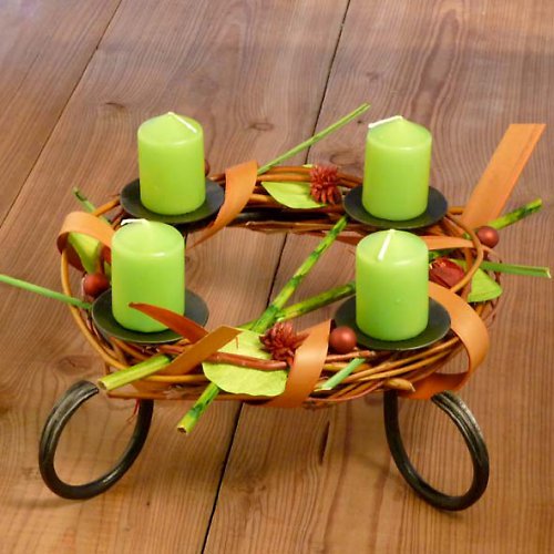 Kovaný adventní věnec — foto 1