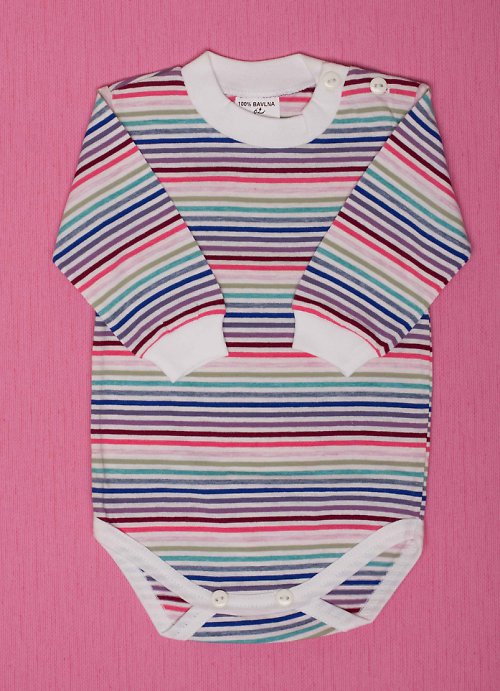 Body vel.62/68...pruhované... — foto 1