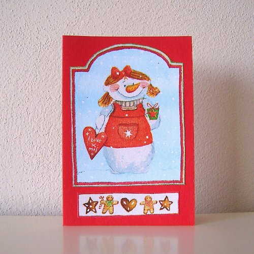 Přání - sněhulačka — foto 1