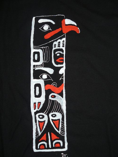 Indiánský motiv- totem — foto 1