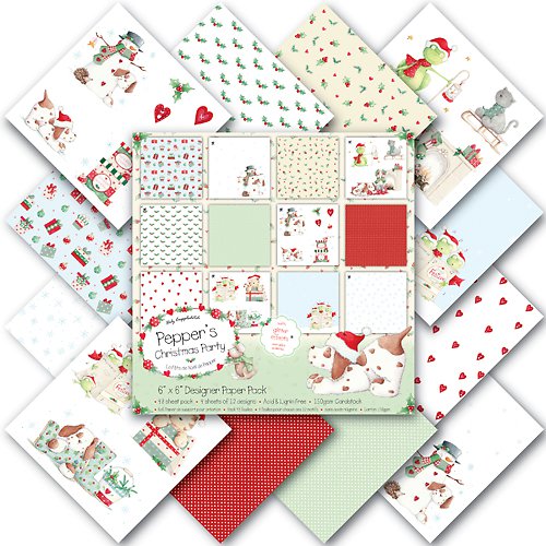 *** SLEVA!!! Sada papírů PEPPER 6" x 6" 36 ks! — foto 1