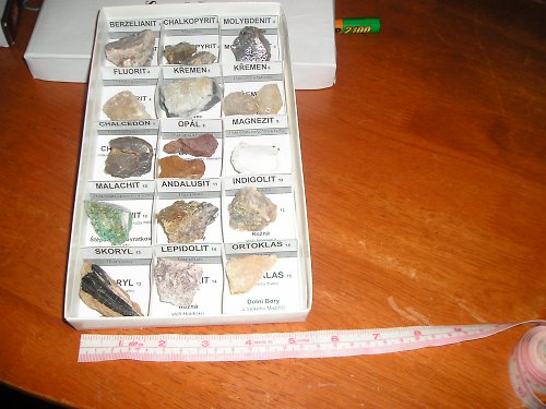 Mineralogická minisbírka — foto 1