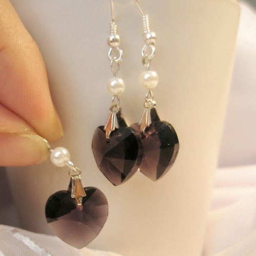 Set Swarovski srdce s perlemi +řetízek! — foto 1