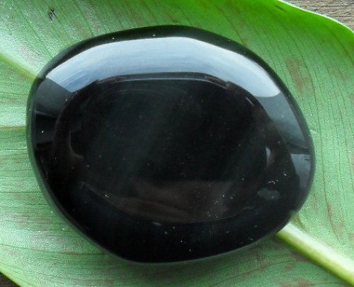 Obsidián stříbrný 43x37mm — foto 1