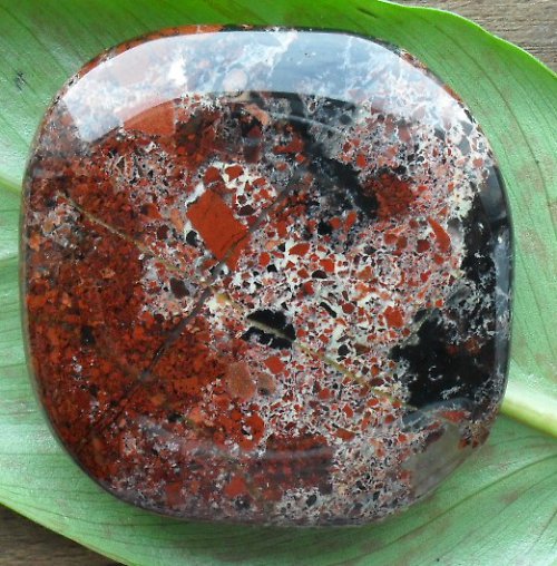 MAXI jaspis brekcie 46x46mm — foto 1