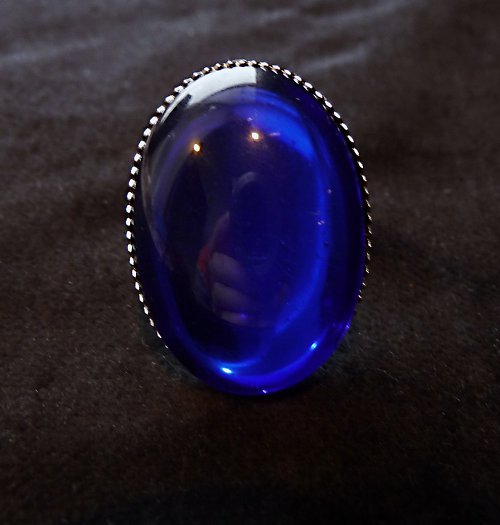 Prsten s kamenem indigo — foto 1