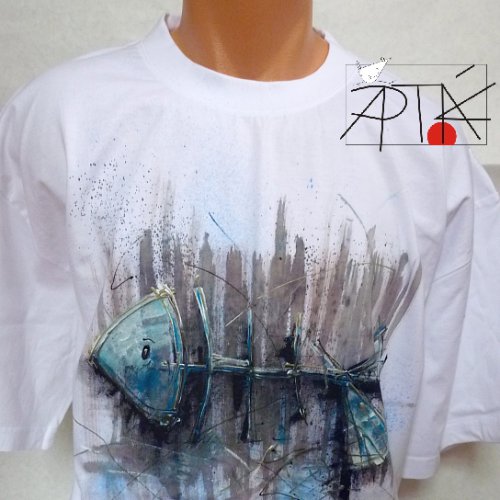 Triko pánské, "rybí KOSTŘIČKA", 3XL — foto 1