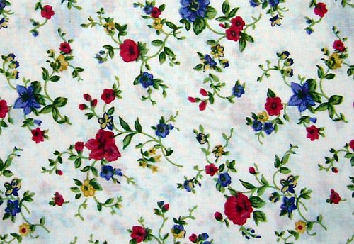 100% bavlna - drobné kvety — foto 1