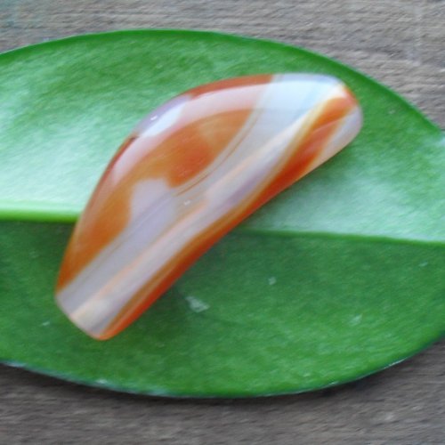 Achát 43x17x9 mm — foto 1