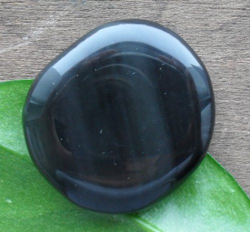 Obsidián stříbrný 43x45mm — foto 1