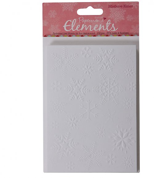 Cards and Envelopes -Embossed SNOWSCAPE -scrapbook — foto 1