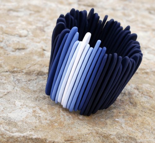Vertical lines /navy/ — foto 1