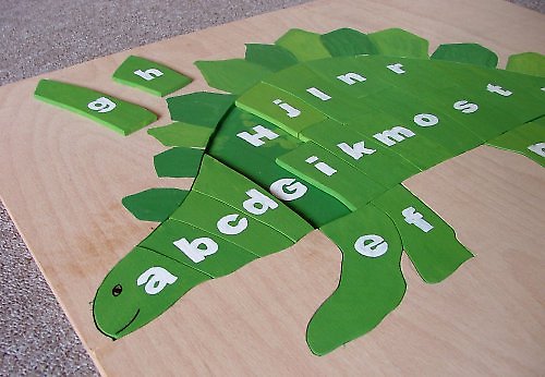 Stegossaurus písmenkový na přání — foto 1