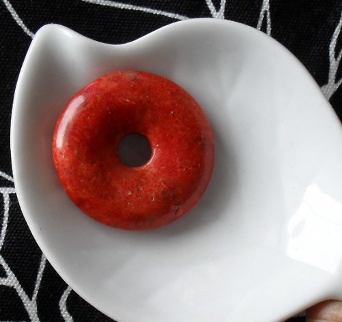 Korál houbový donut 30mm — foto 1