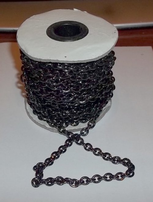 Antracit řetízek 50 cm — foto 1