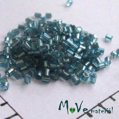 Český rokajl modrý 2x2mm 20g — foto 1