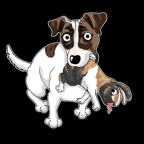 Jack russel s králíkem pro Bludimírku — foto 1