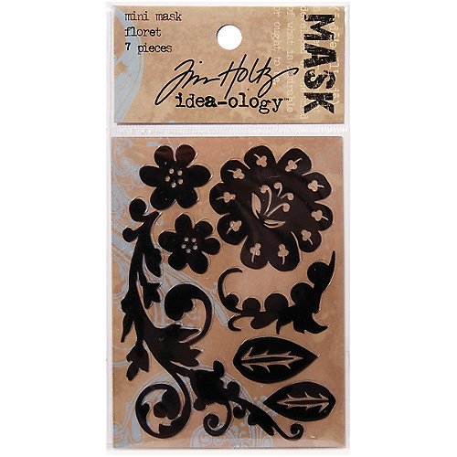 Tim Holtz Mini Mask - FLORETS — foto 1