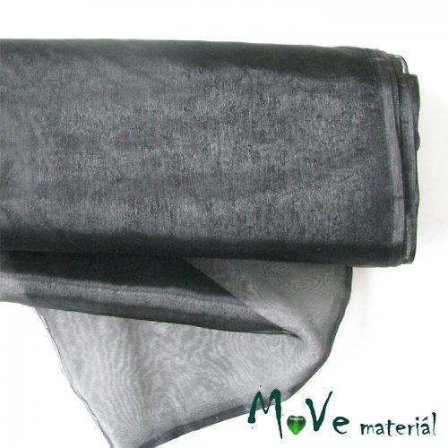 Organza černá 140cm/ 50 cm — foto 1